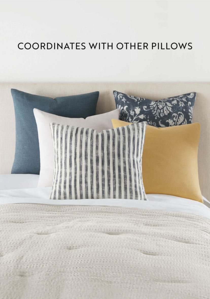 2-Pack Cotton Solid Décor Throw Pillows