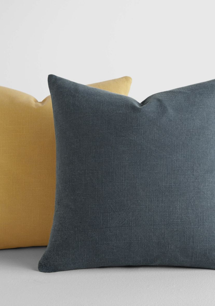 2-Pack Cotton Solid Décor Throw Pillows