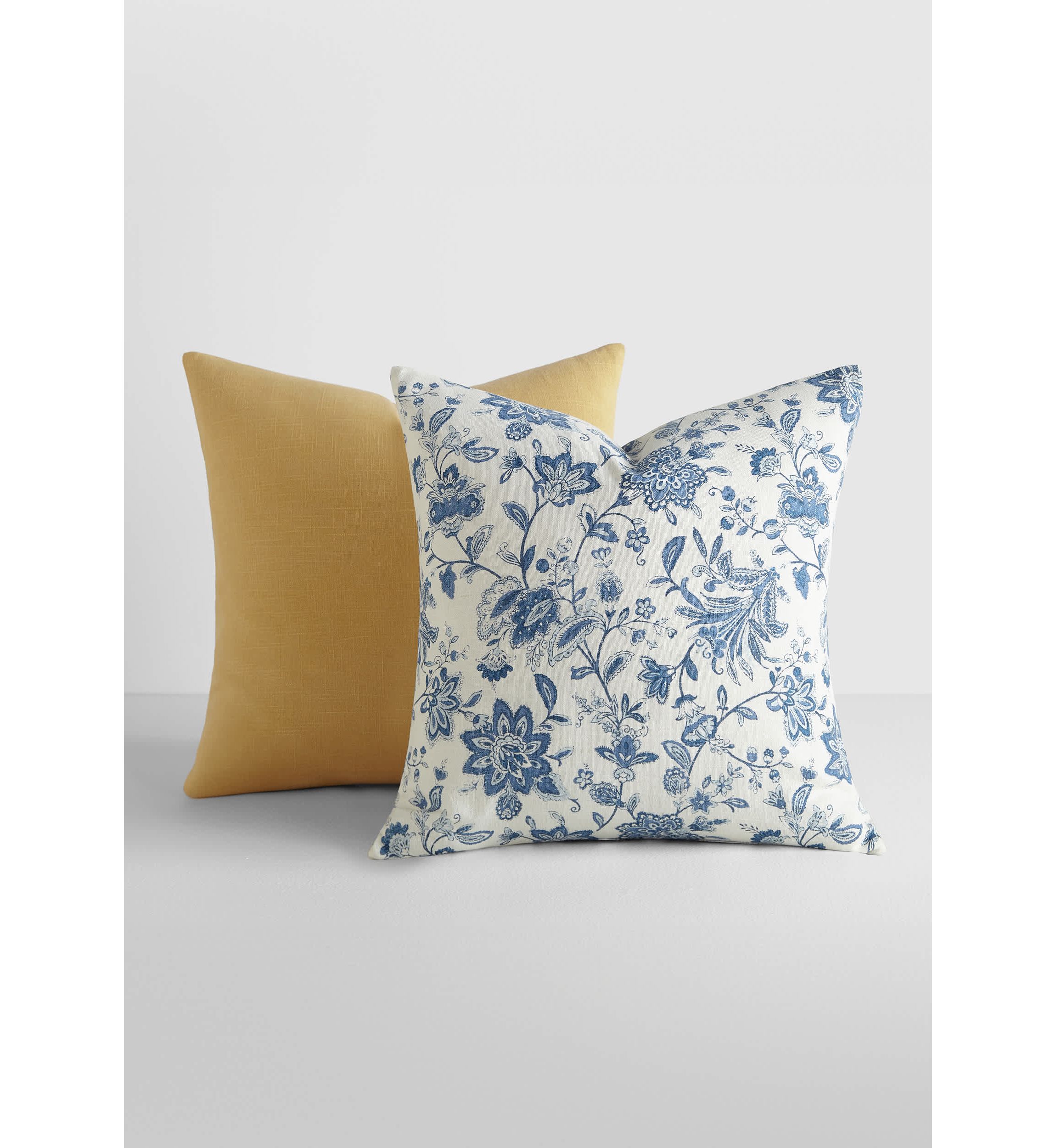 2-Pack Cotton Décor Throw Pillows in Jacobean