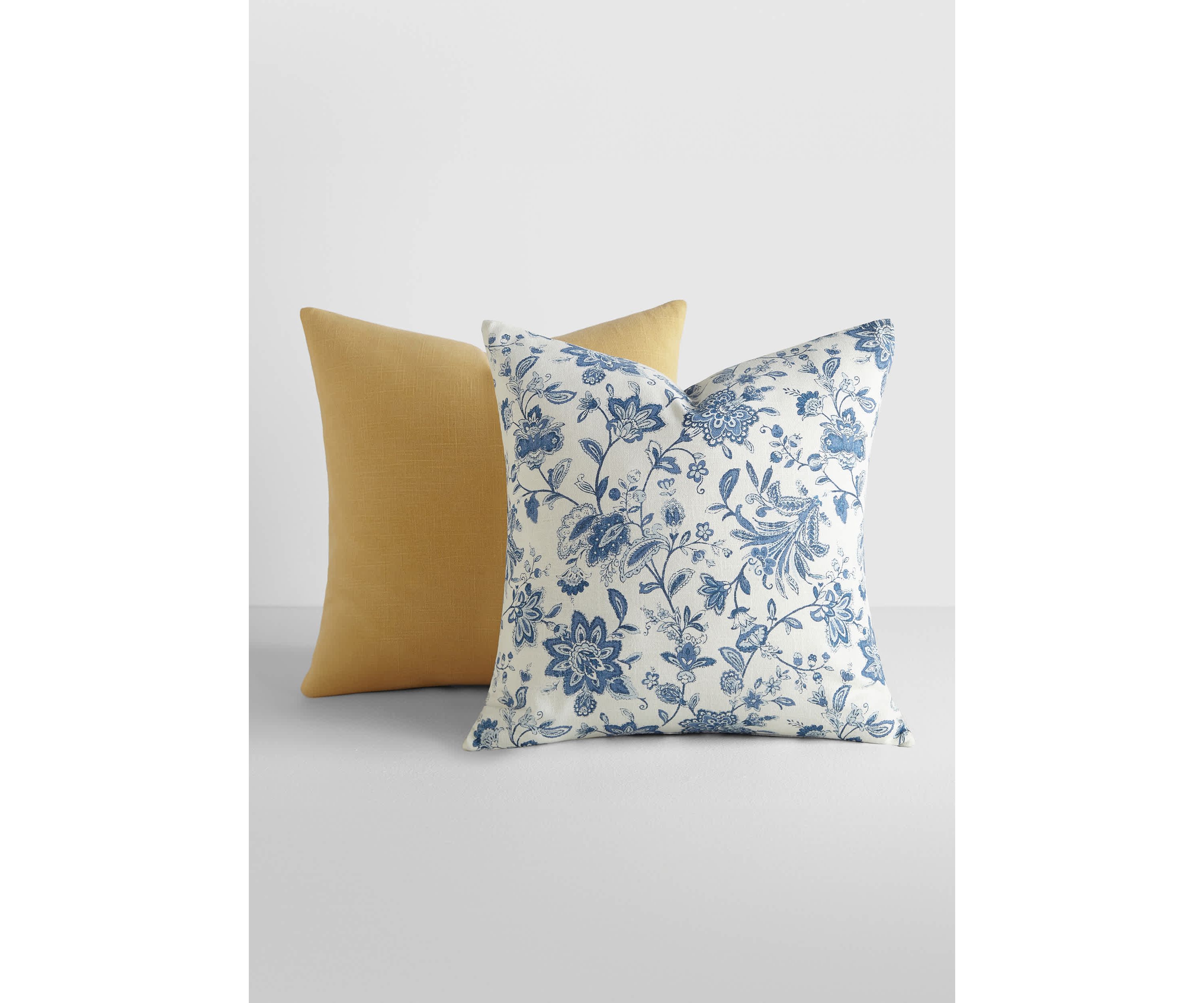 2-Pack Cotton Décor Throw Pillows in Jacobean
