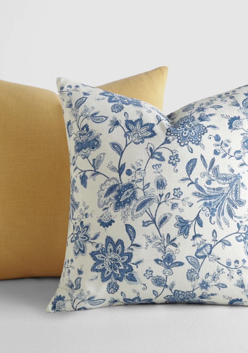2-Pack Cotton Décor Throw Pillows in Jacobean