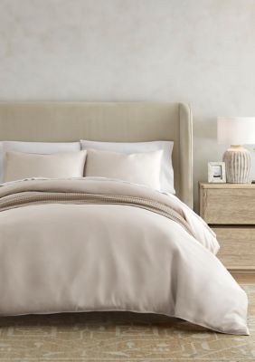 Luxury Inn 100% Rayon from Bamboo Silky Soft Duvet Cover Set with Shams, Full/Queen