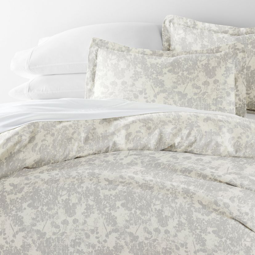 Duvet Cover Set Patterned Microfiber Ultra Soft Bedding in Weathered Floral