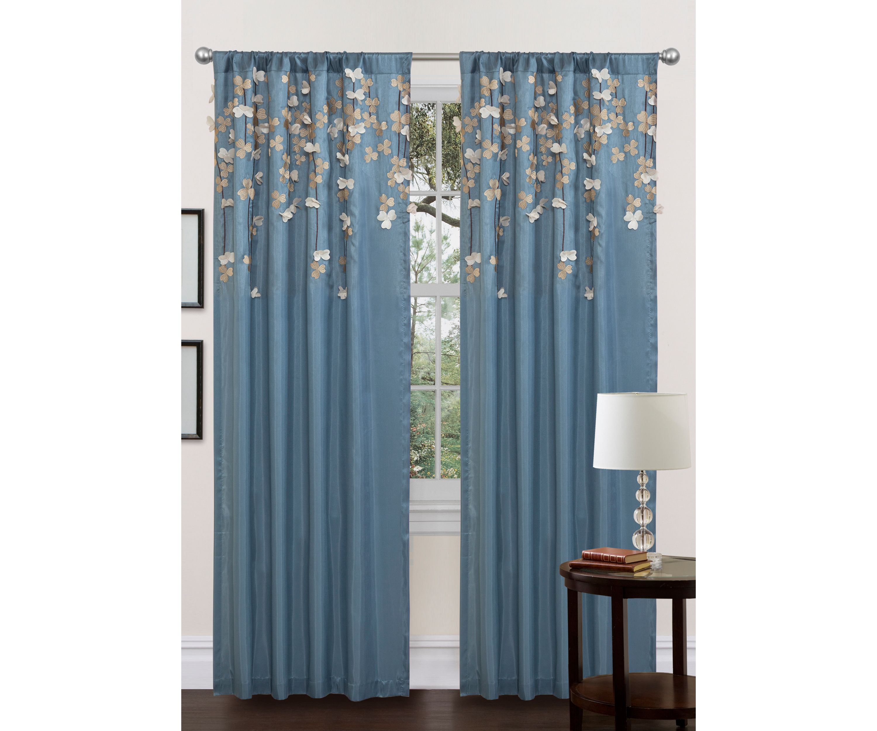 Flower Drops Window Panel