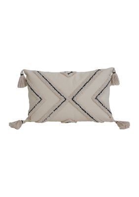 Moe's Home Collection Pillows and Throws LK-1003-05 Bronya Wool Pillow  Vanilla, Z & R Furniture