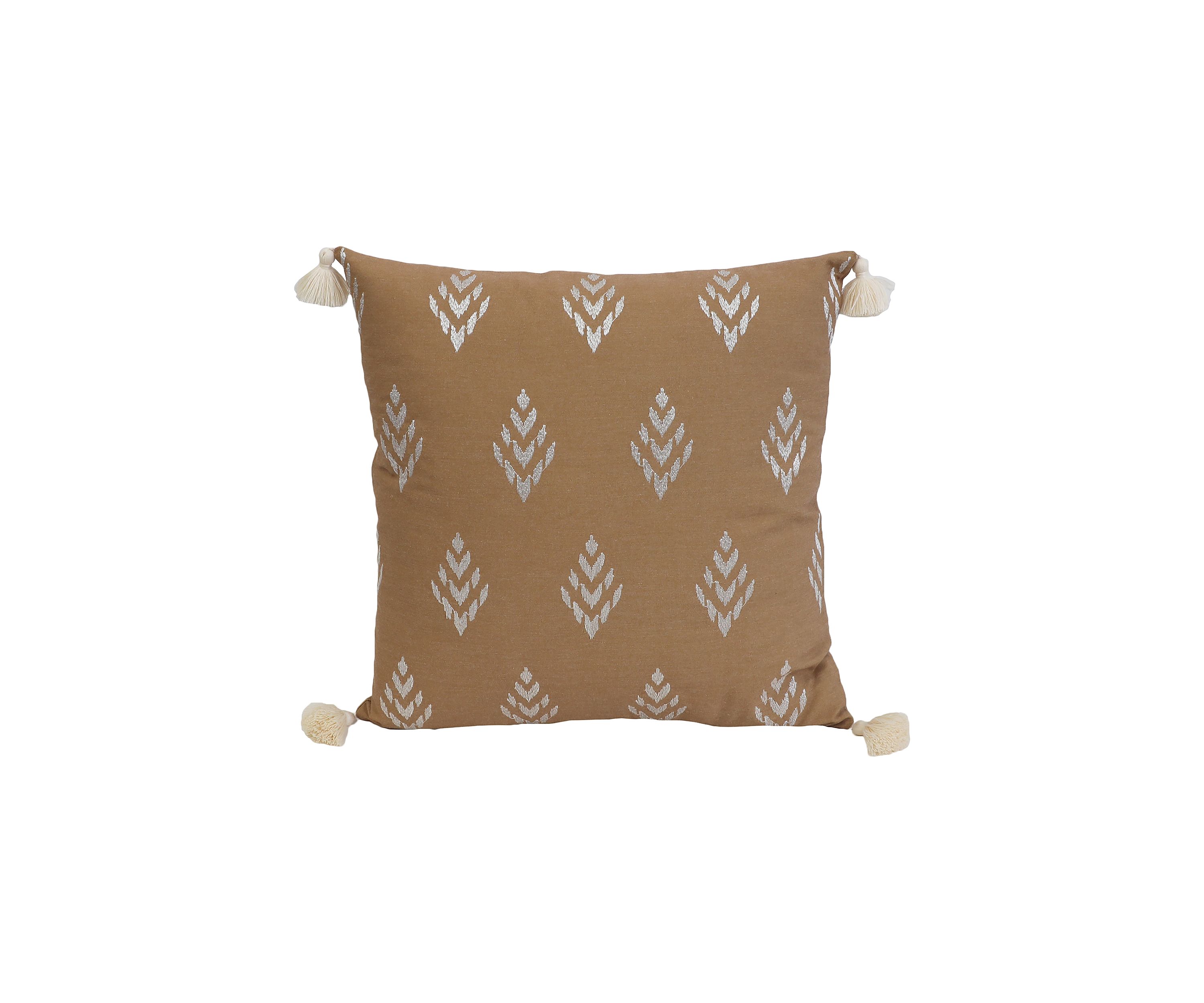 Gabbie Embroidered Canvas Throw Pillow 