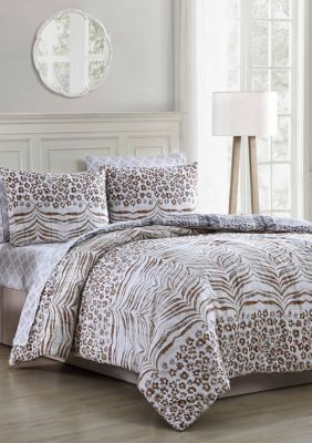 Geneva Home Fashion Tempest Animal Print Comforter Set Belk