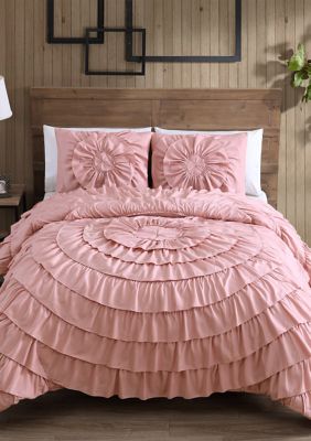 Geneva Home Fashion Sadie Ruffled 2 Piece Comforter Set Belk