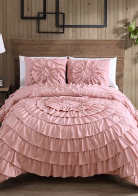 Geneva Home Fashion Sadie Ruffled 2 Piece Comforter Set Belk