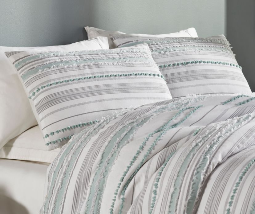 Diana Stripe Collection Comforter Set with Shams