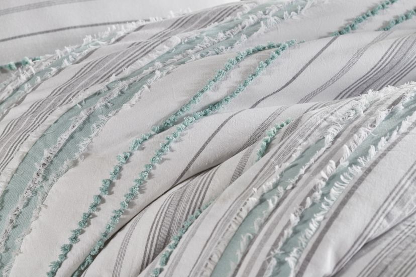 Diana Stripe Collection Comforter Set with Shams