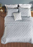 Charleston Collection 4 Piece Bedspread Set with Shams