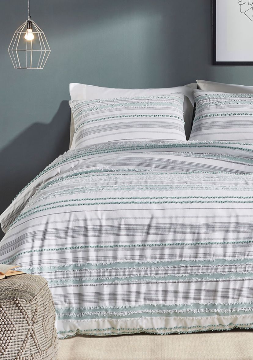 Diana Stripe Collection Comforter Set with Shams