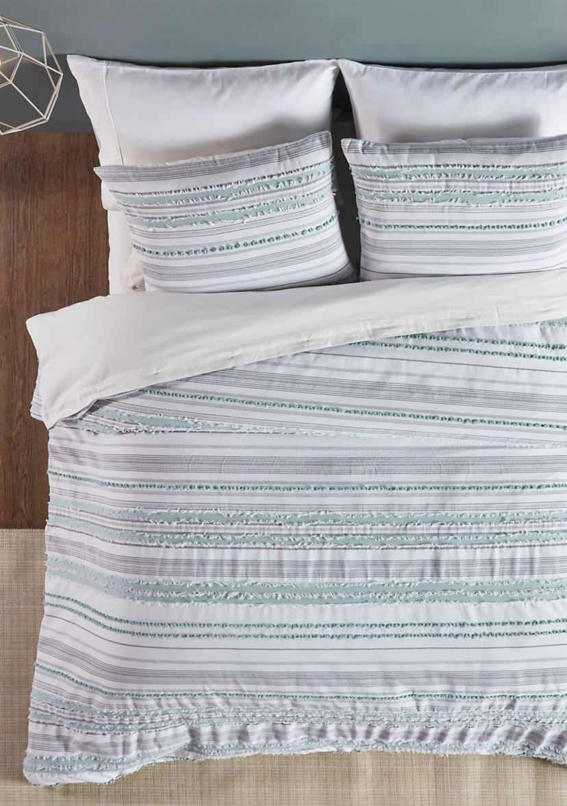 Diana Stripe Collection Comforter Set with Shams
