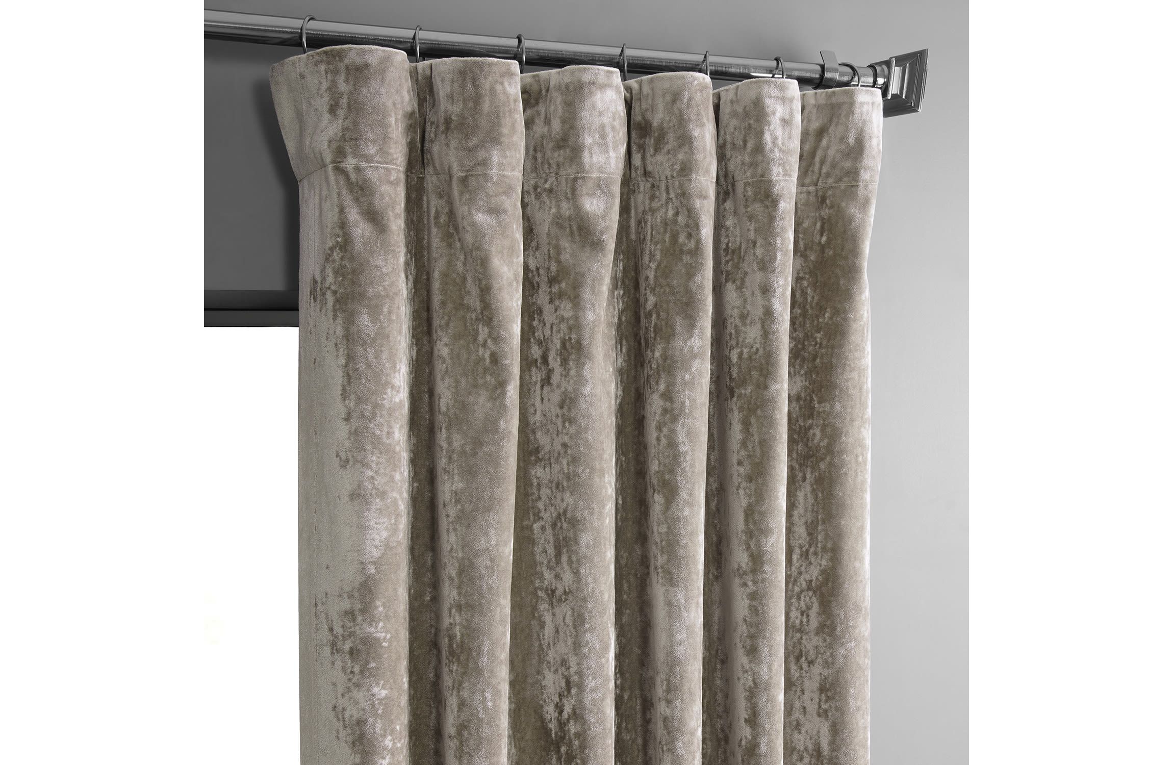 Lush Crush Grommet Velvet Curtain Panel