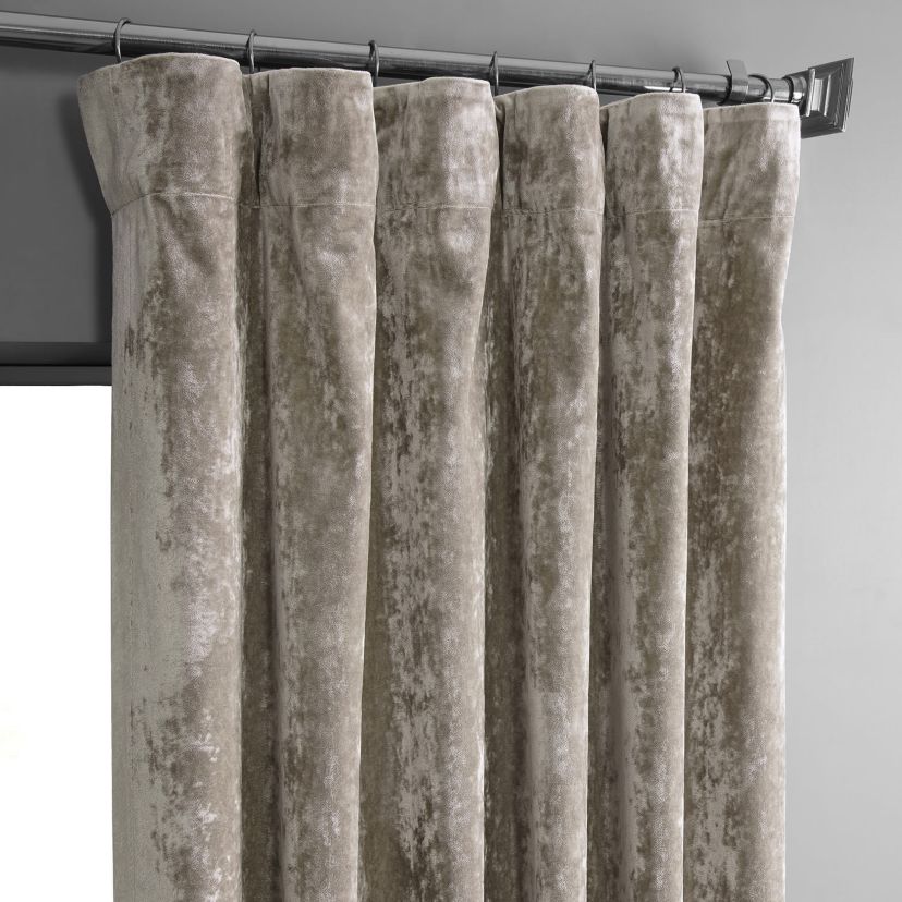 Lush Crush Grommet Velvet Curtain Panel