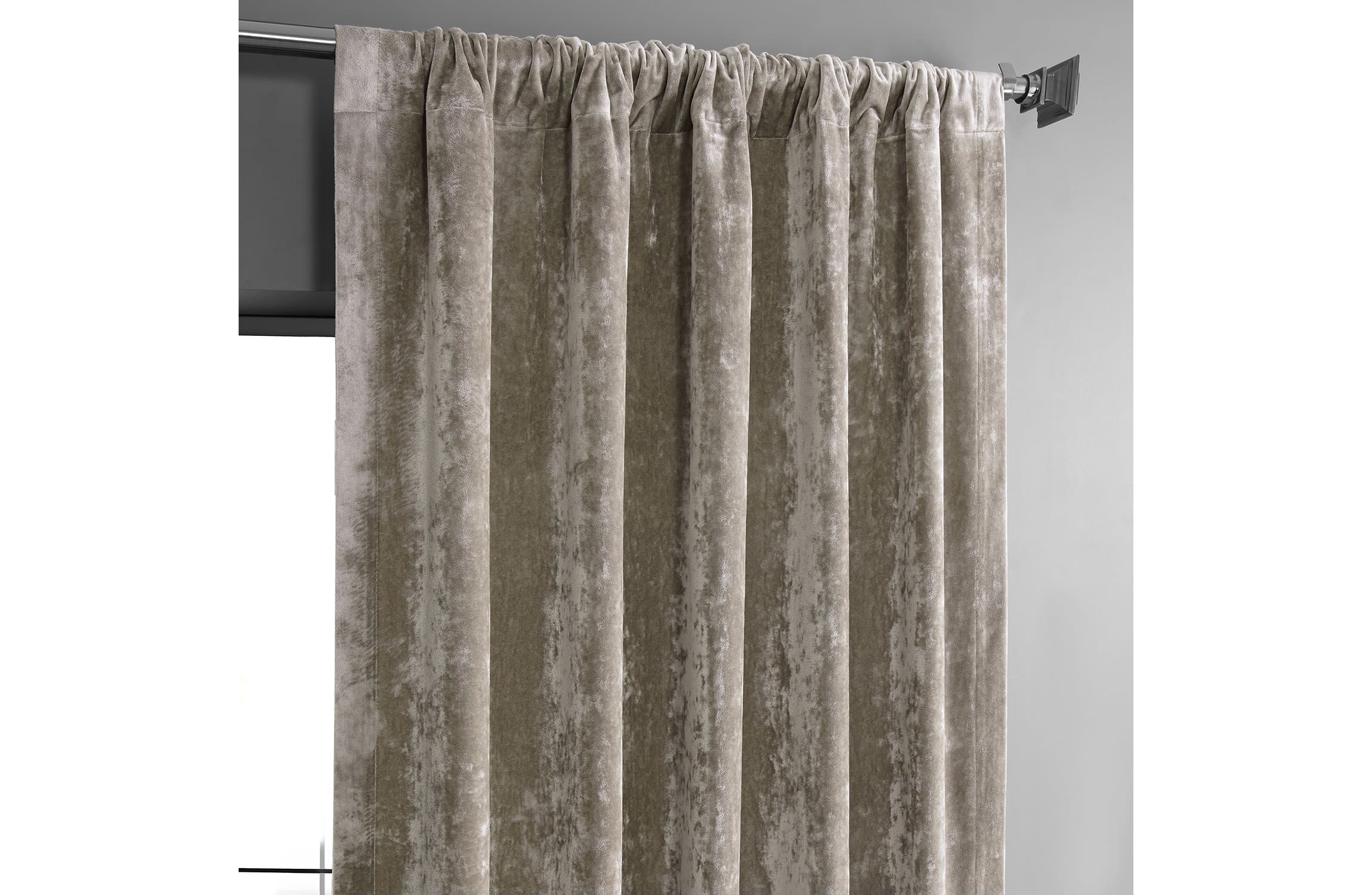 Lush Crush Grommet Velvet Curtain Panel