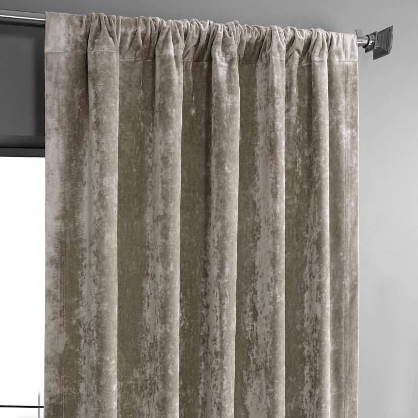 Lush Crush Grommet Velvet Curtain Panel