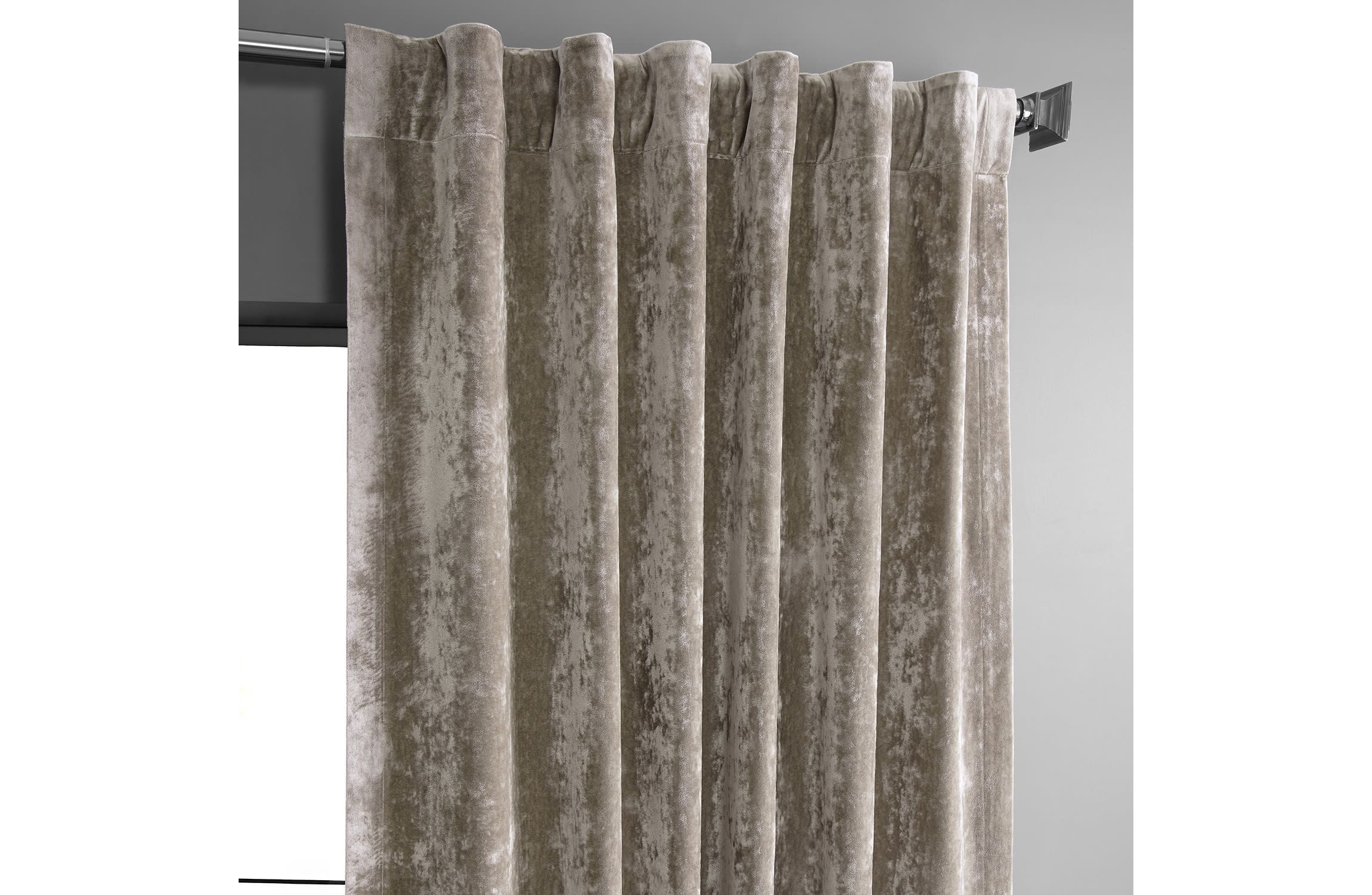 Lush Crush Grommet Velvet Curtain Panel