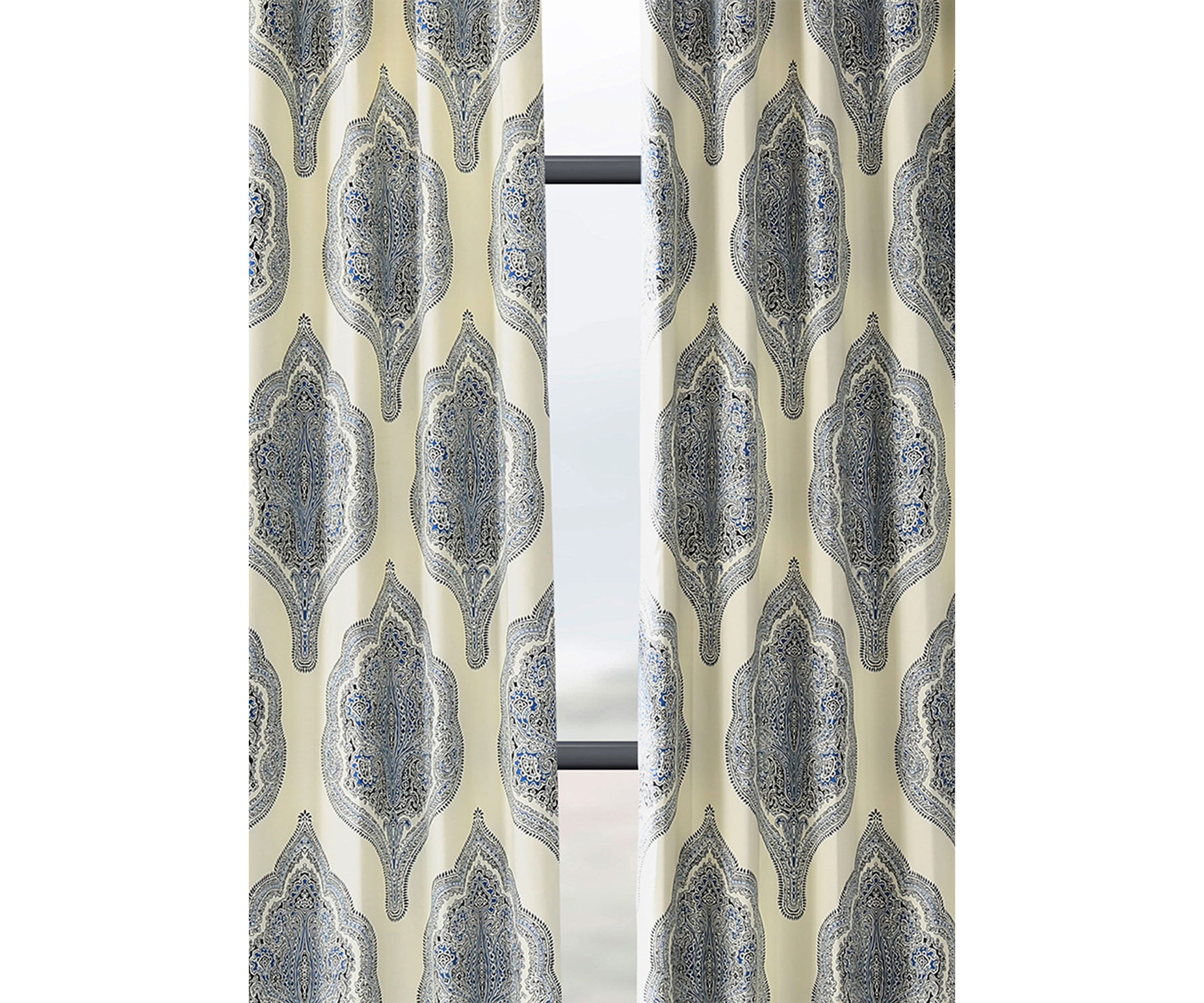 Arabesque Printed Cotton Twill Curtain