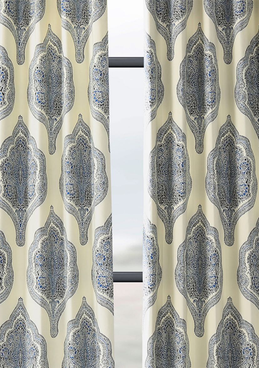 Arabesque Printed Cotton Twill Curtain