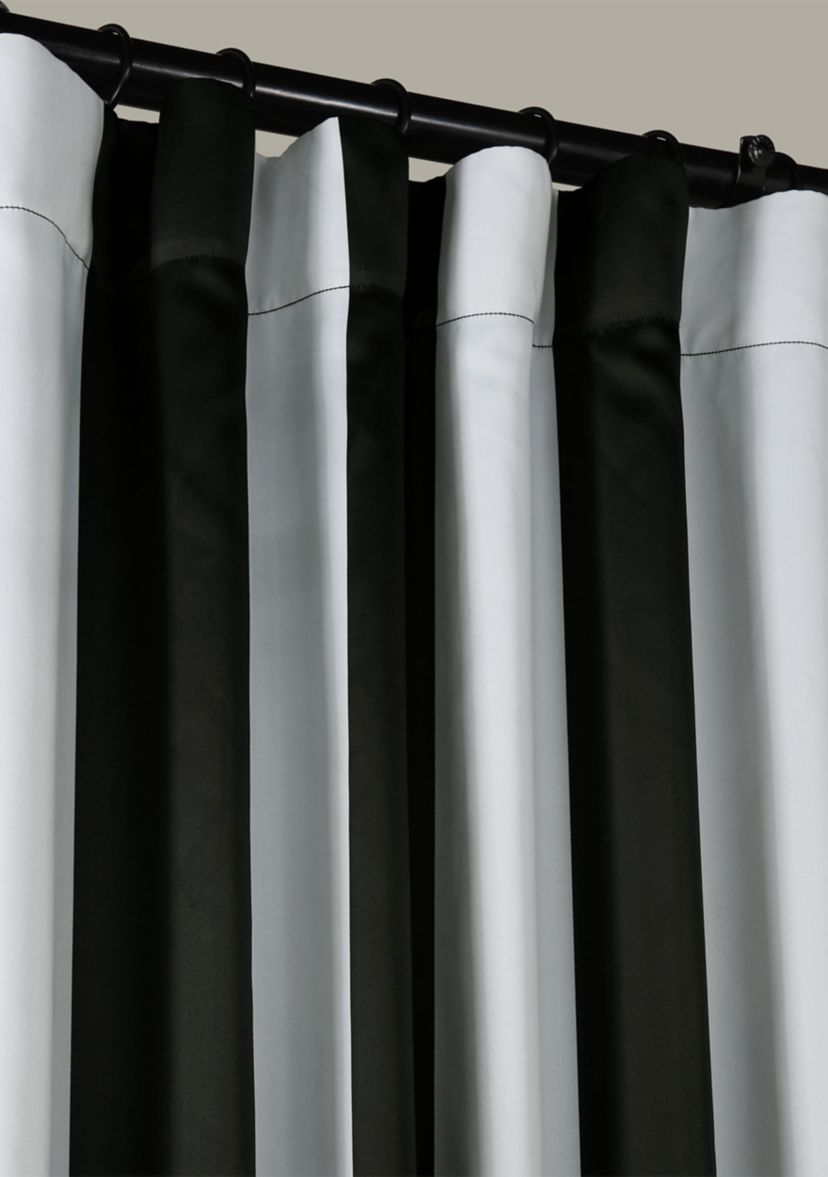 Awning Stripe Blackout 63 Inch Curtain