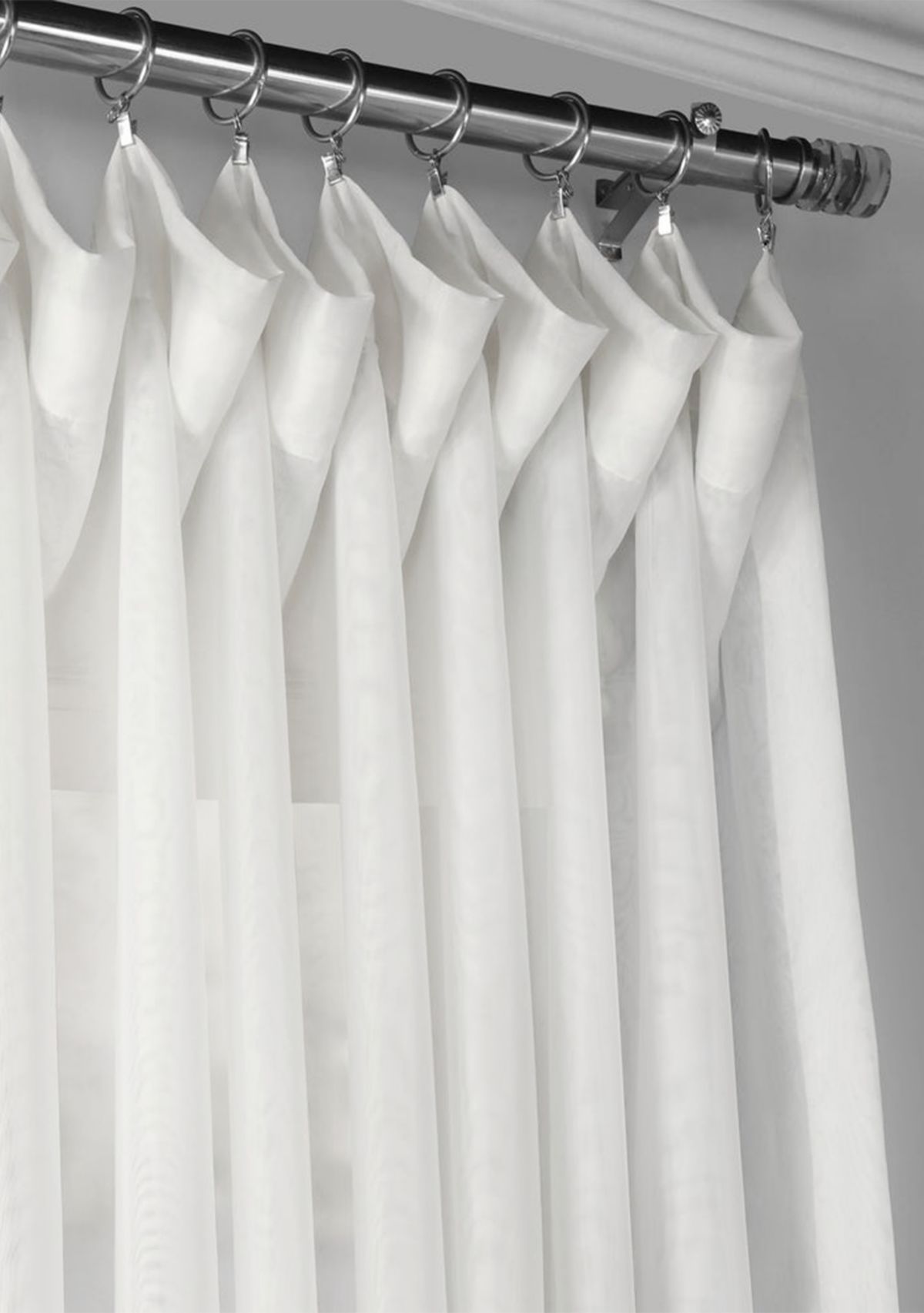 Double Layered Extra Wide Sheer Curtain