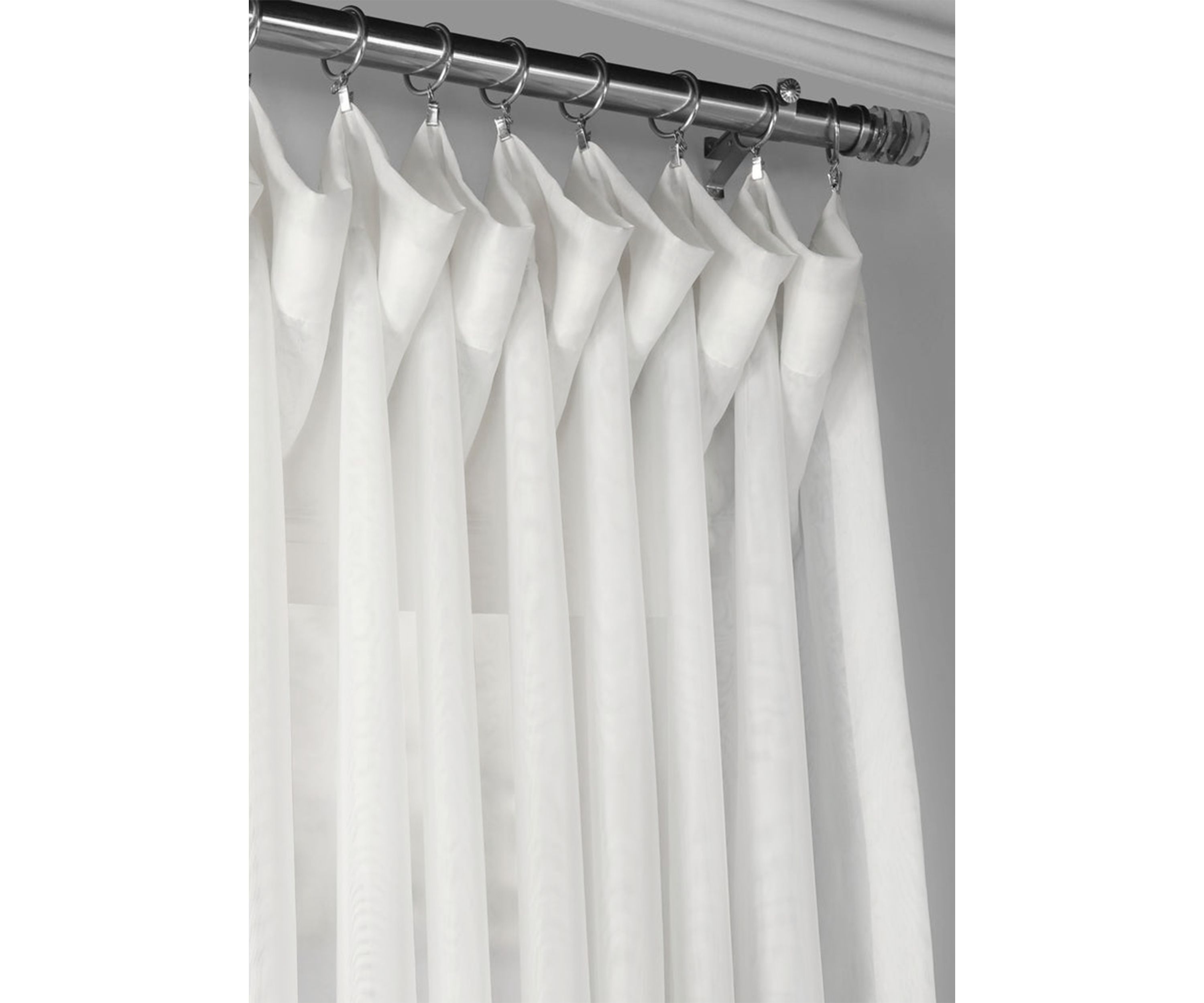 Double Layered Extra Wide Sheer Curtain