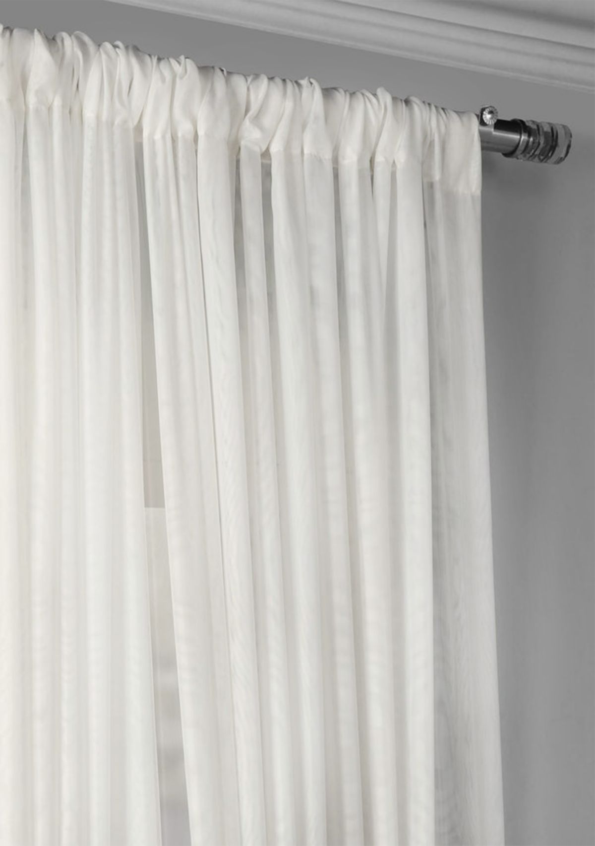 Double Layered Extra Wide Sheer Curtain