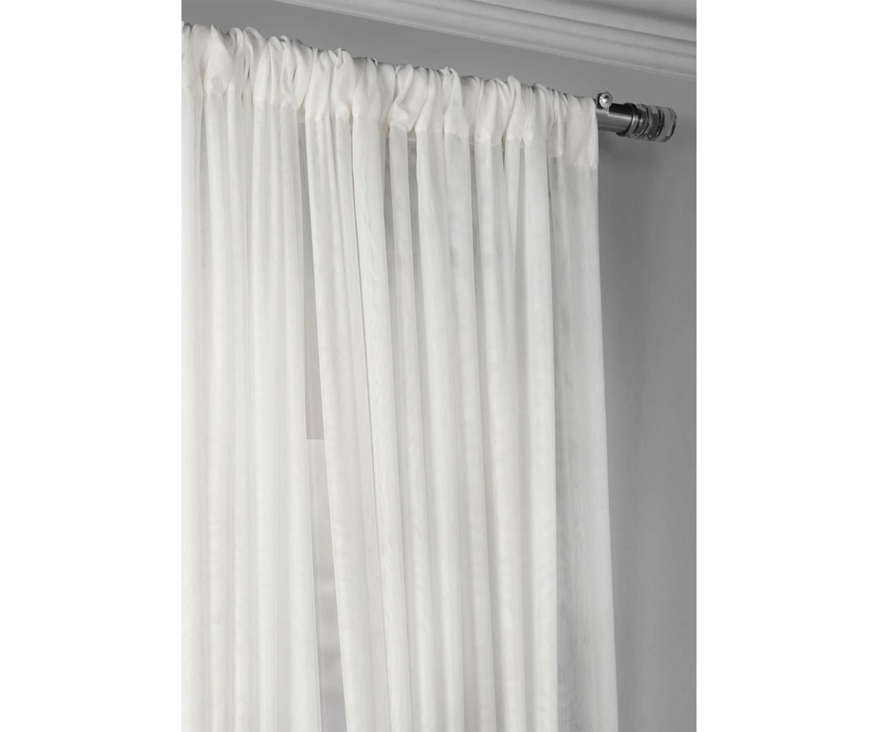 Double Layered Extra Wide Sheer Curtain