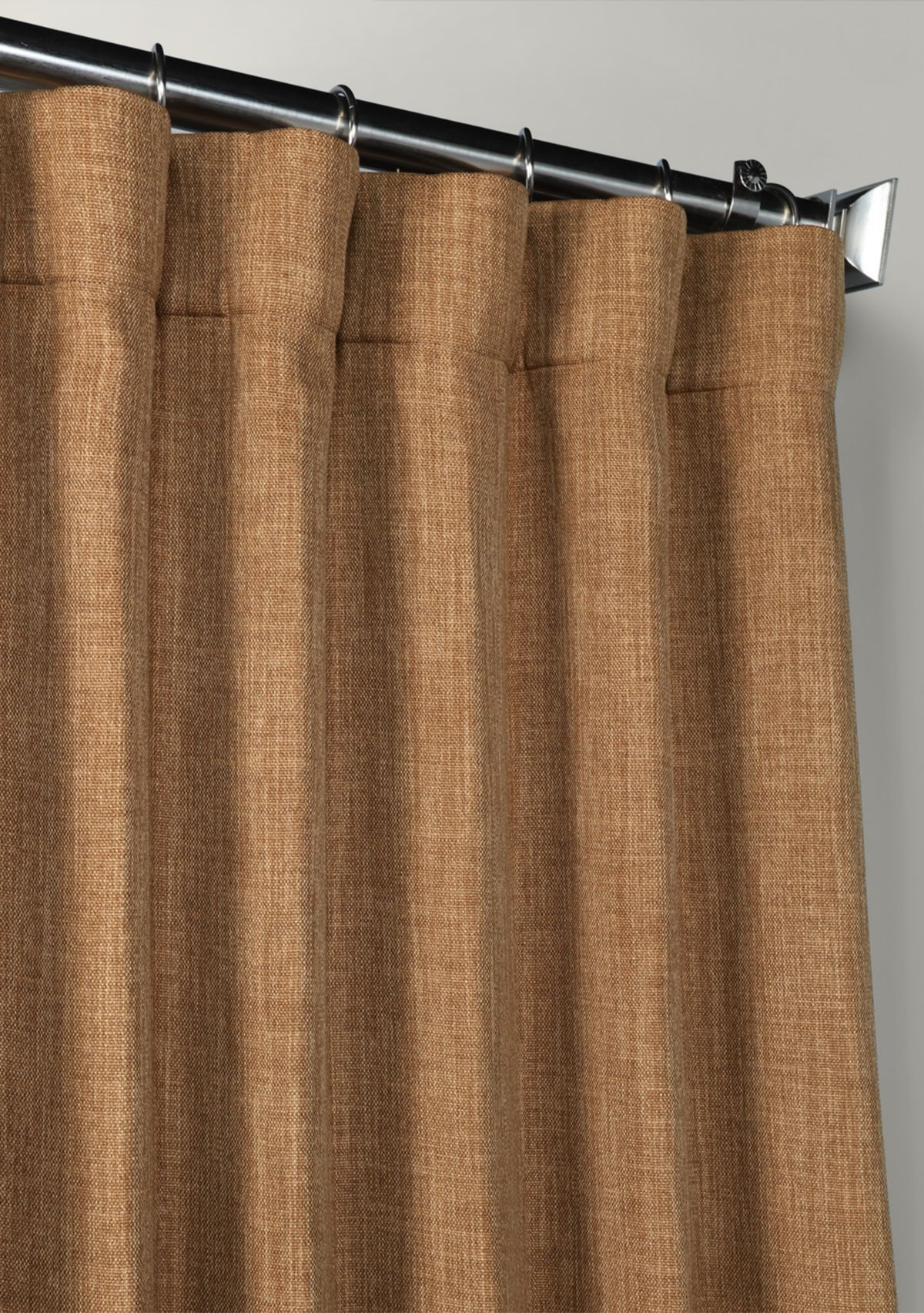 Faux Linen Blackout Curtains
