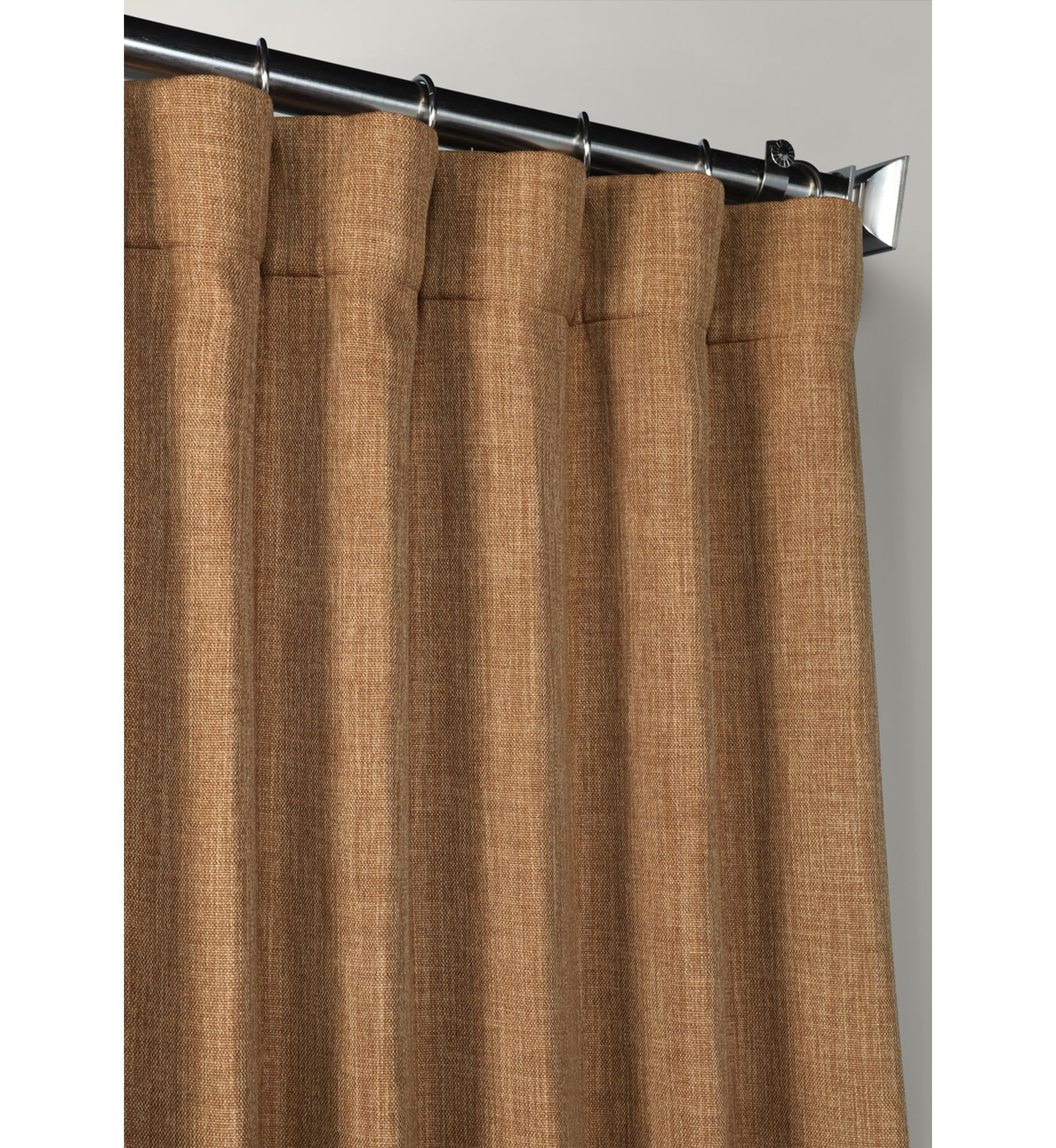 Faux Linen Blackout Curtains