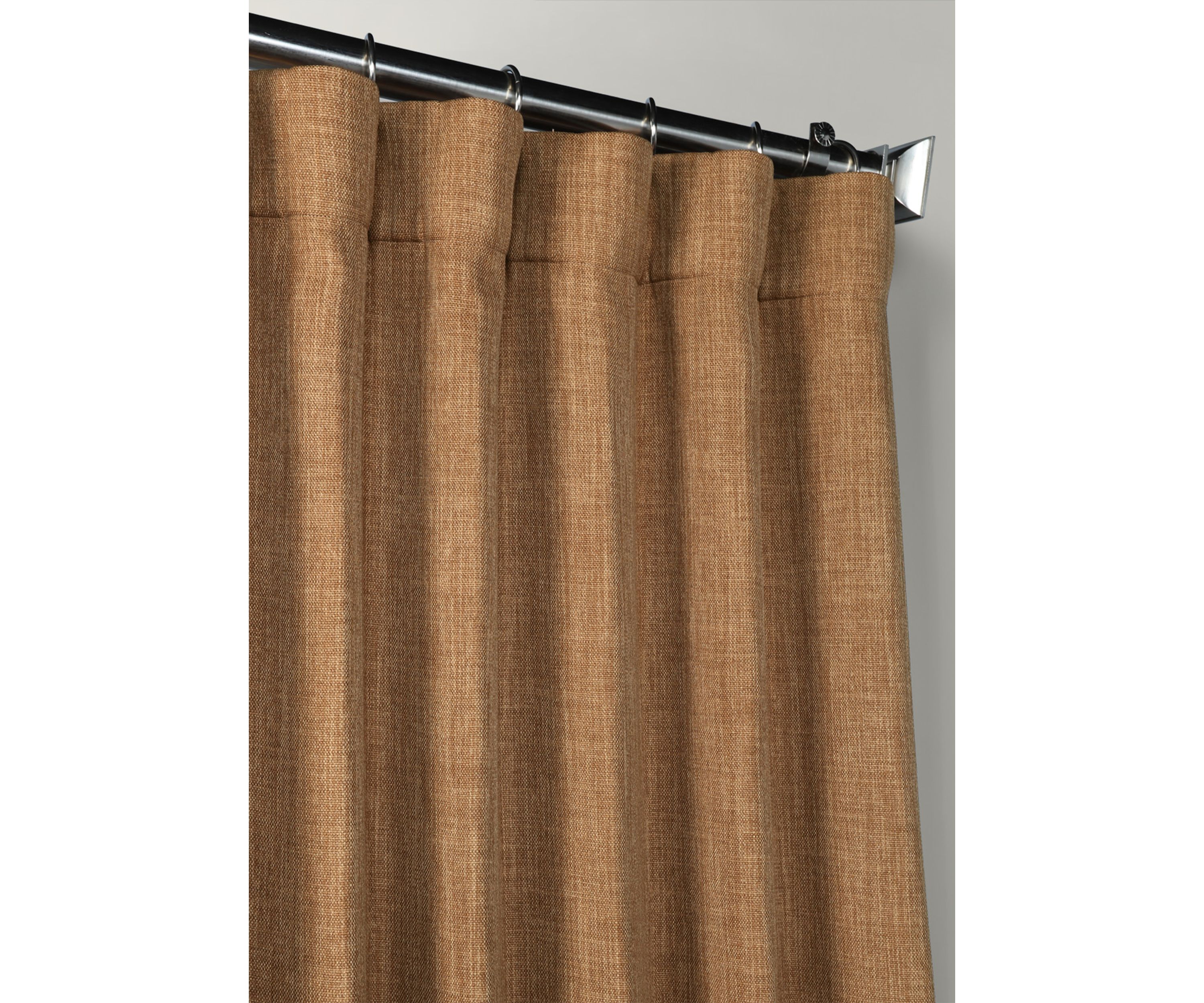 Faux Linen Blackout Curtains