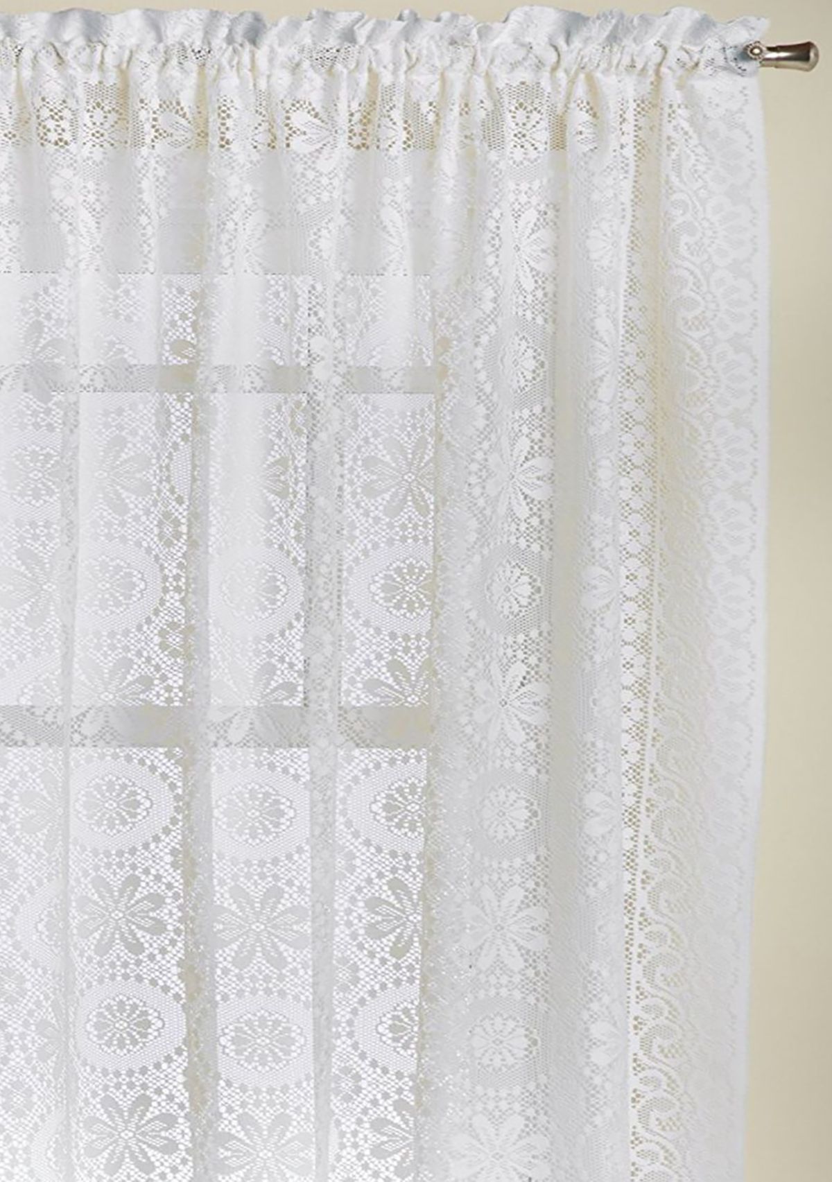 Lace Jacquard Window Curtain Single Panel Hopewell