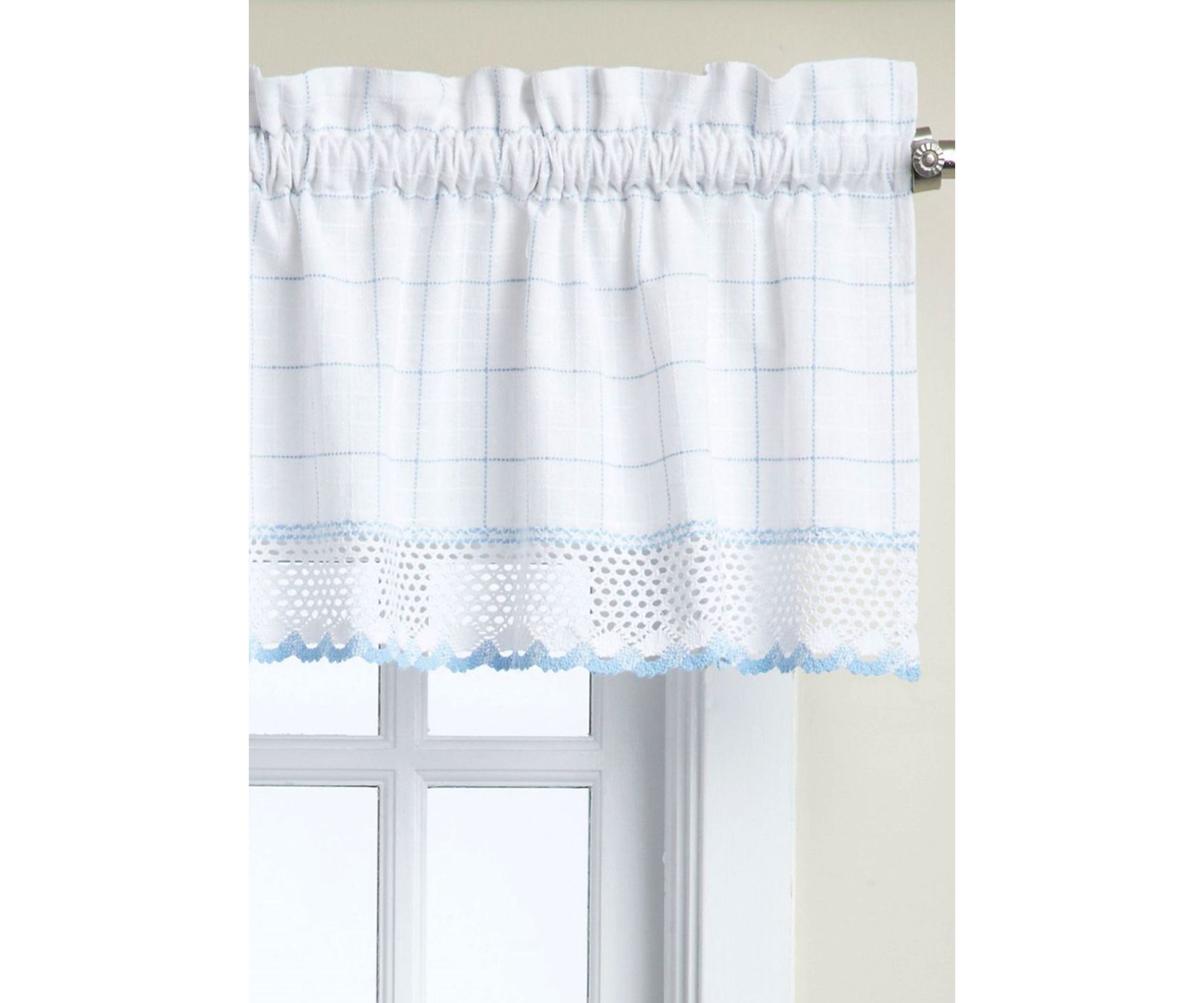 Adirondack Cotton Kitchen Window Curtains Valance