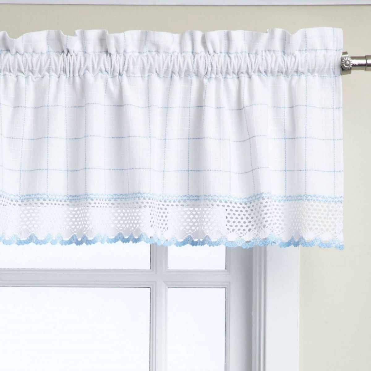Adirondack Cotton Kitchen Window Curtains Valance