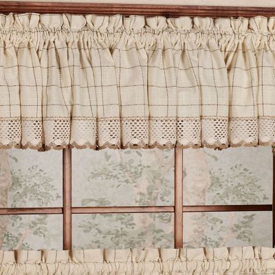 Adirondack Cotton Kitchen Window Curtains Valance