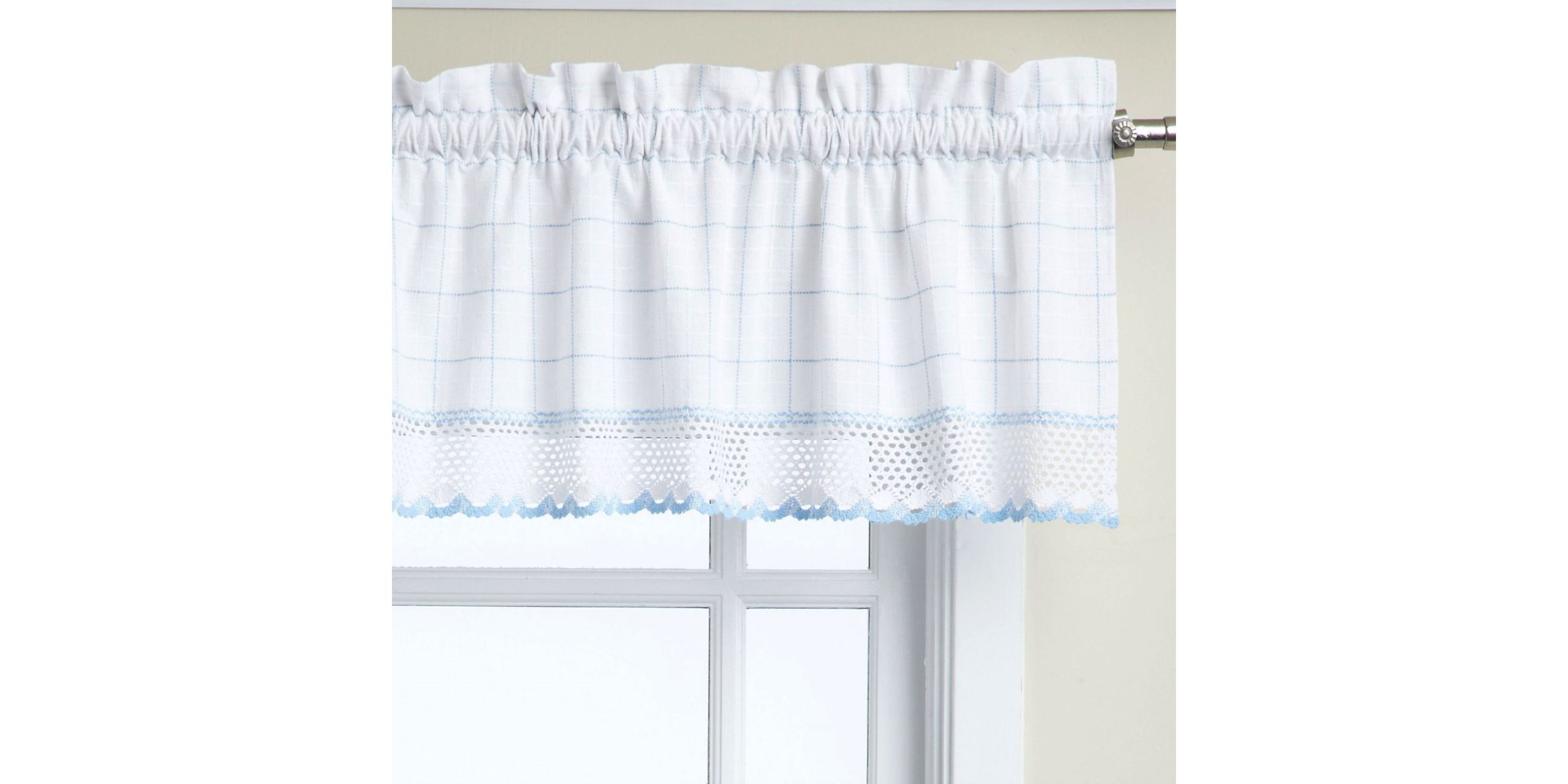 Adirondack Cotton Kitchen Window Curtains Valance