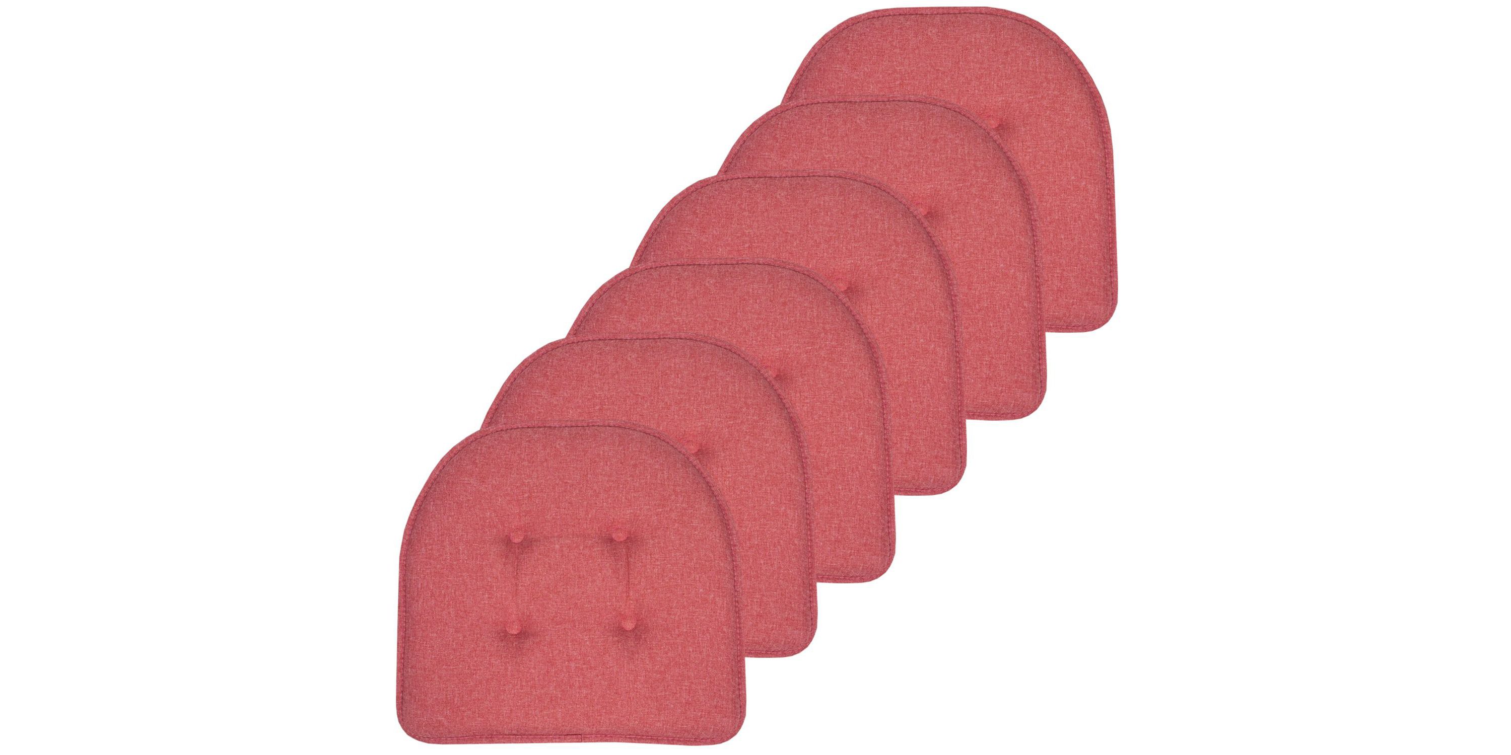 U-Shaped Memory Foam Chair Pads 6 Pack