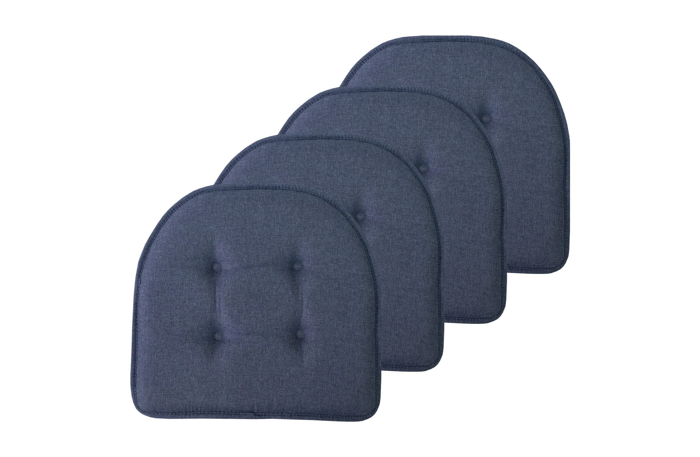 U-Shaped Memory Foam Chair Pads 4 Pack