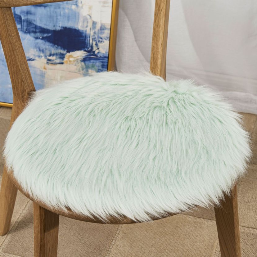 Fluffy Memory Foam Non Slip Chair Cushion Pad 2 Pack