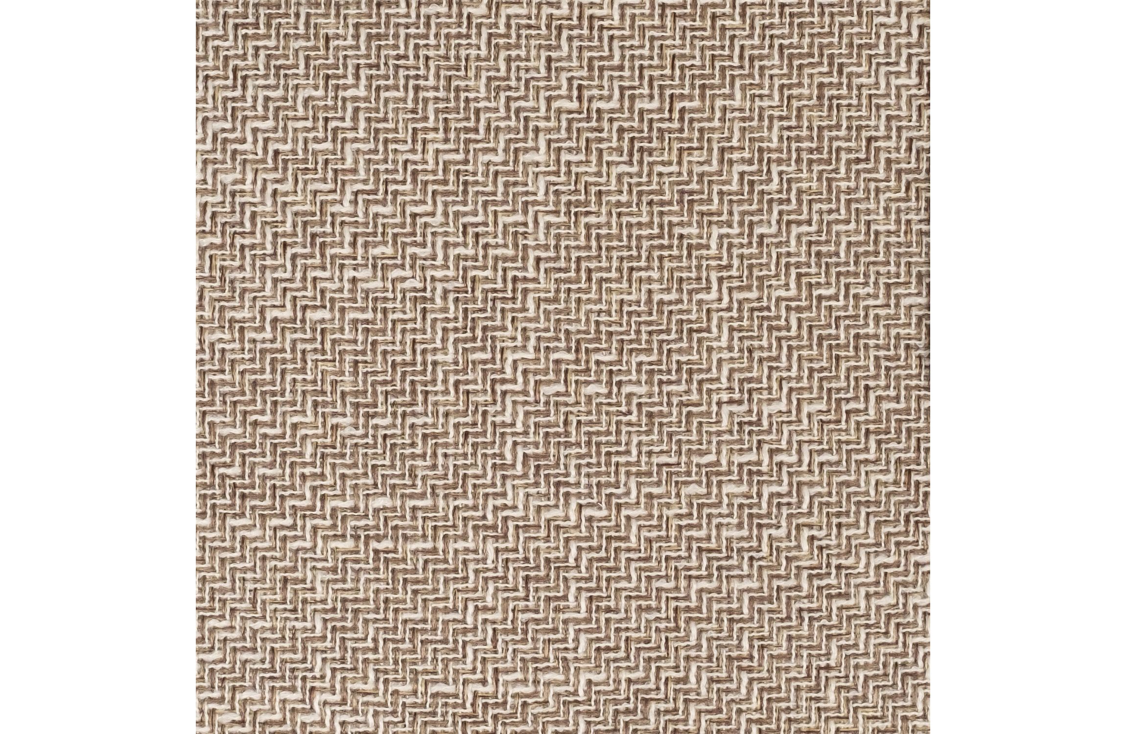 Herringbone Memory Foam Chair Pad With Ties Taupe 2 Pack