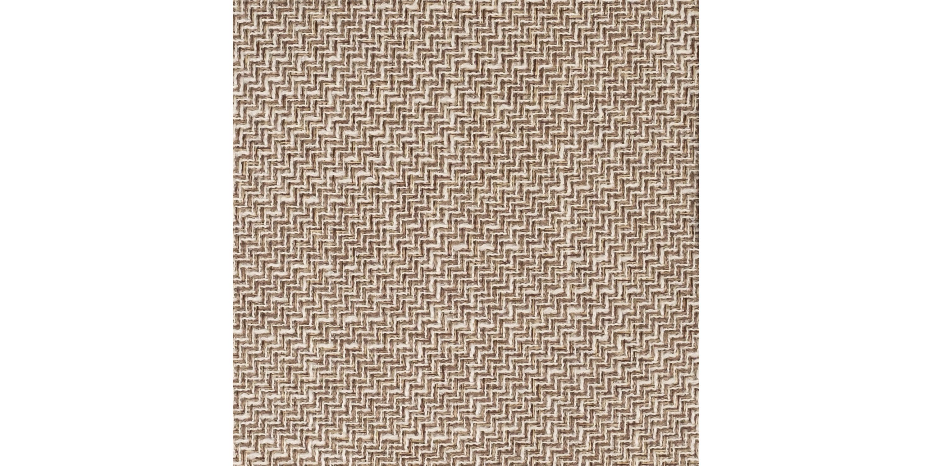 Herringbone Memory Foam Chair Pad With Ties Taupe 2 Pack