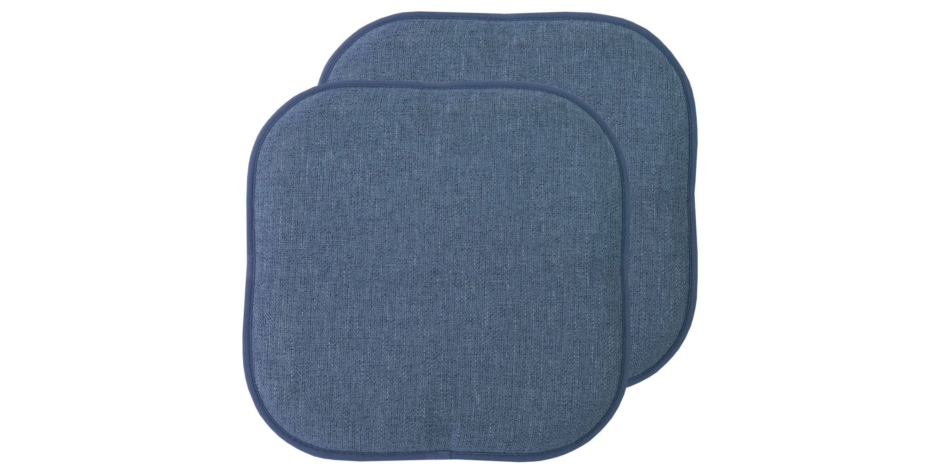 Alexis Memory Foam No Slip Back Chair Pad Cushion 2 Pack