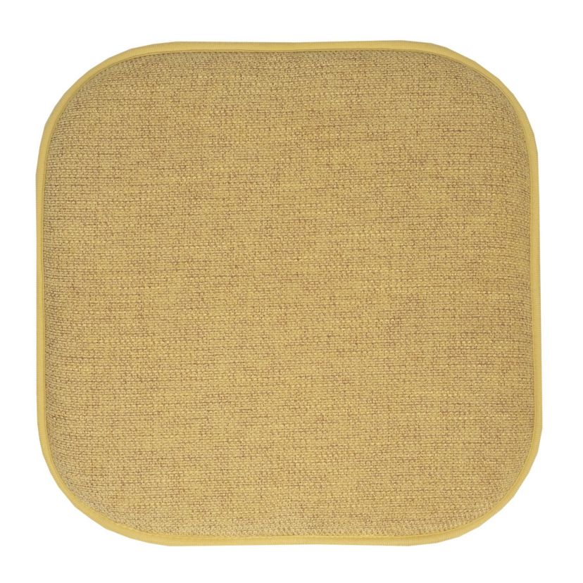 Alexis Memory Foam No Slip Back Chair Pad Cushion 4 Pack