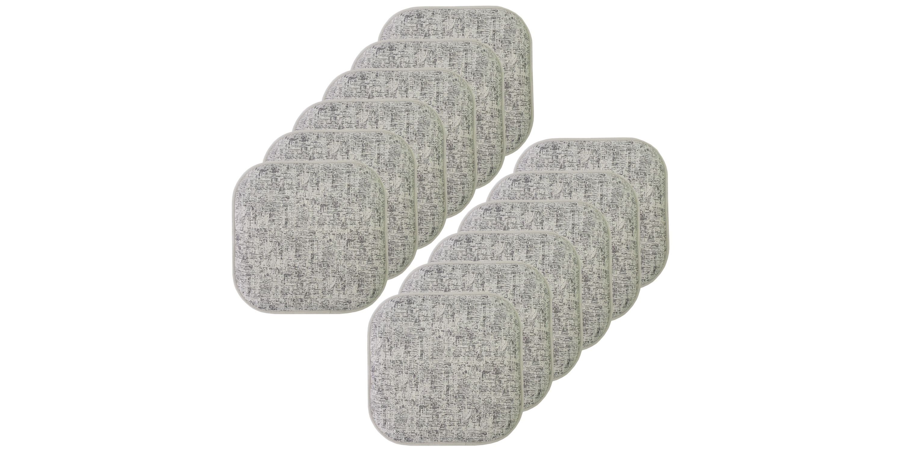 Broadway Memory Foam No Slip Back Chair Pad Cushion 12 Pack