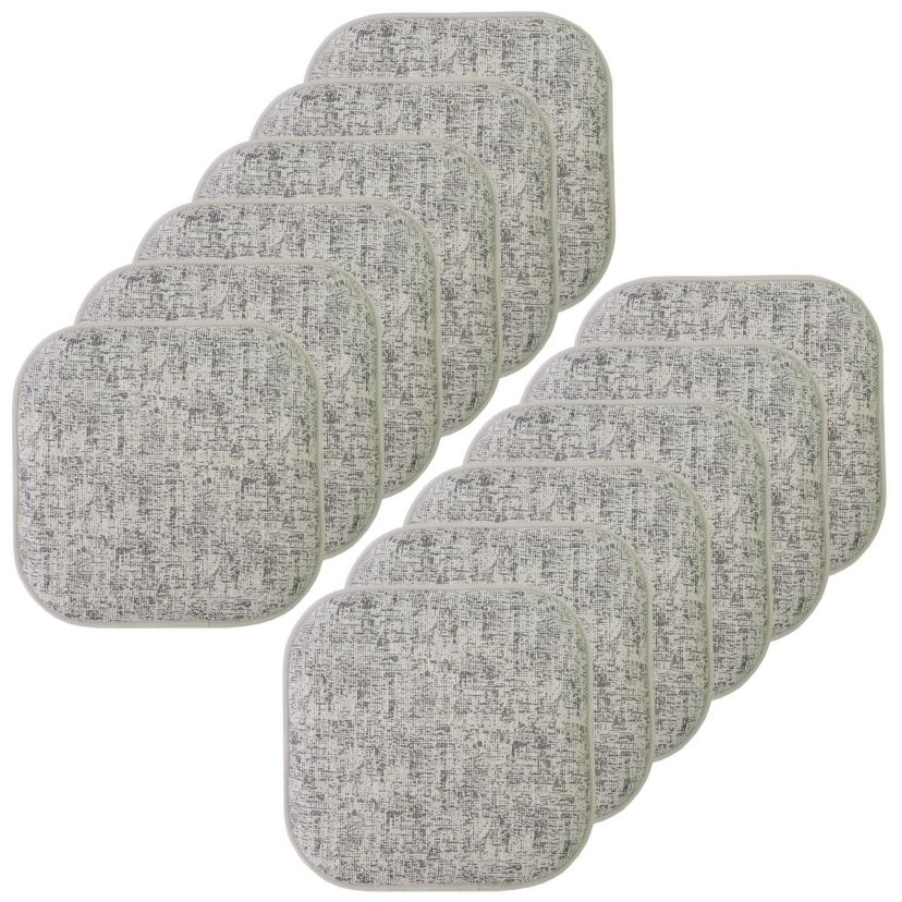 Broadway Memory Foam No Slip Back Chair Pad Cushion 12 Pack