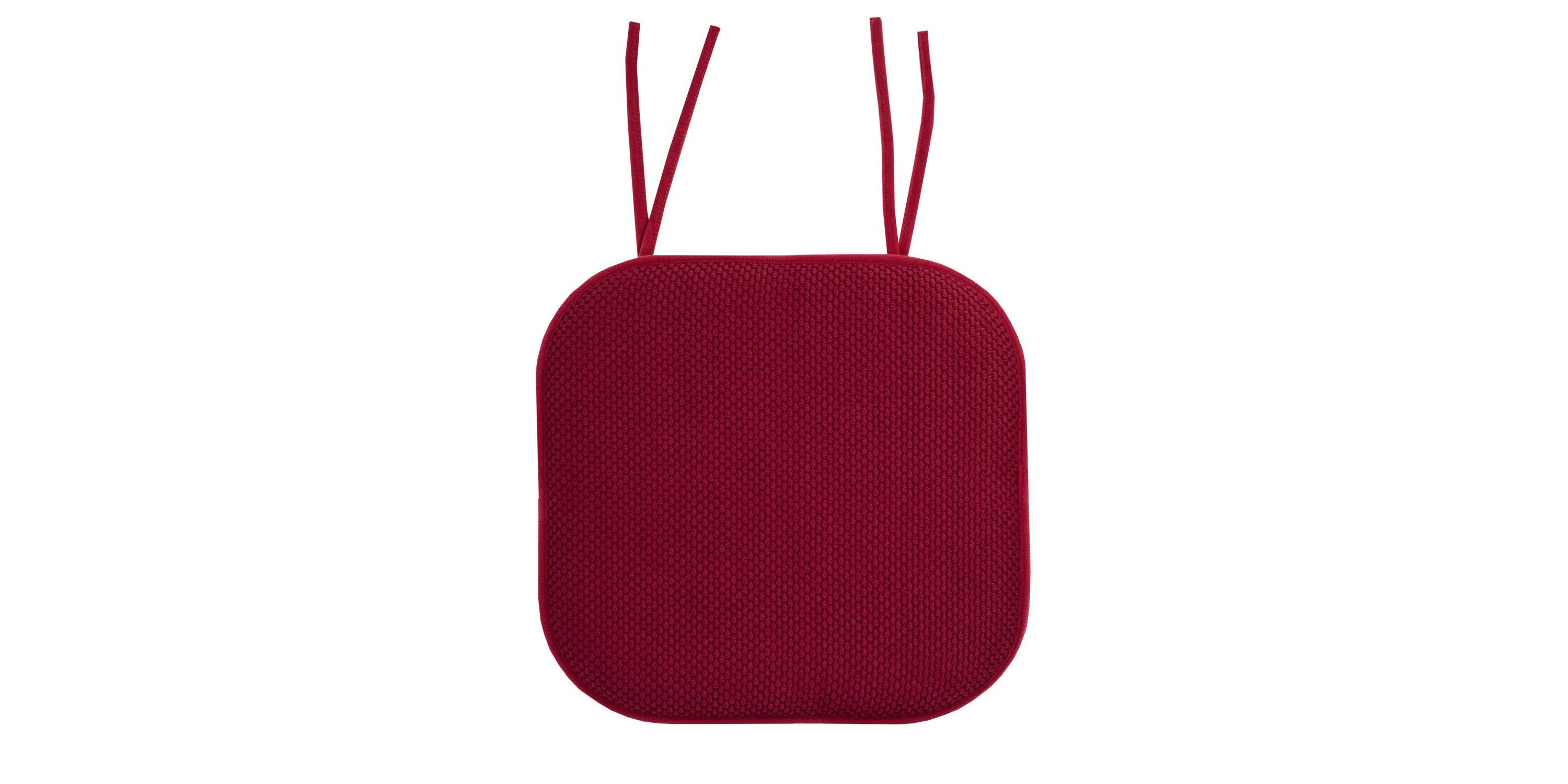 Memory Foam Honeycomb Non-Slip Back Chair Cushion Pad with Ties 12 Pack