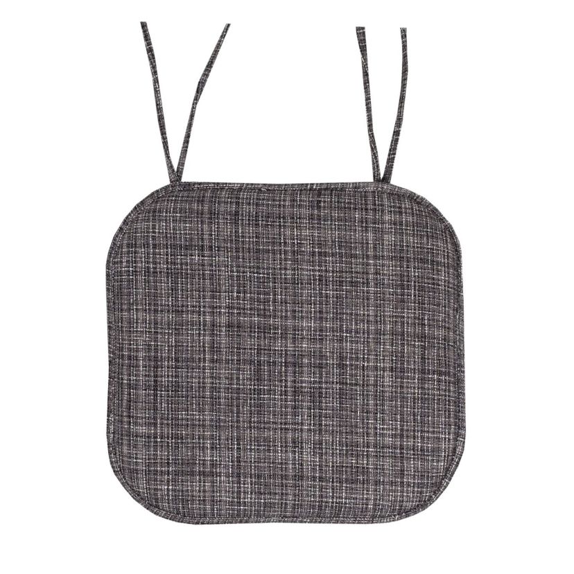 Aria Memory Foam Non-Slip Chair Cushion Pad with Ties 6 Pack