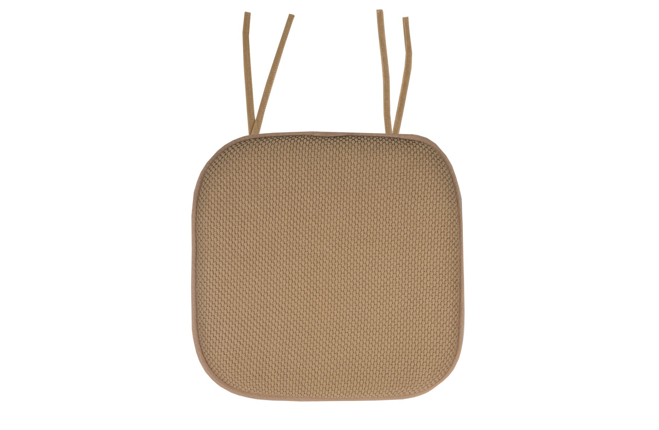 Memory Foam Honeycomb Non-Slip Back Chair Cushion Pad with Ties 6 Pack